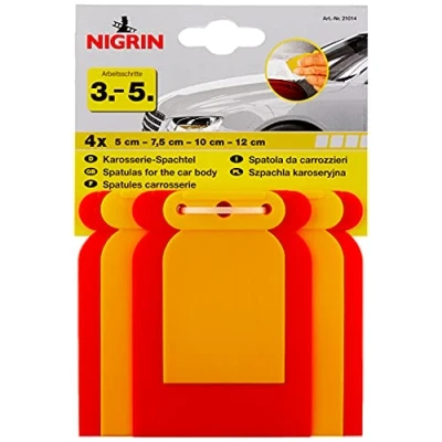 Image de Nigrin 21014 Corps Spatule, Lot de 4