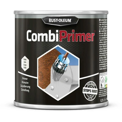 Afbeelding van Rust Oleum Metaalverf Primer Anti Roest Grijs 250 Ml