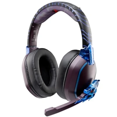 Afbeelding van Lexip X TSUME Naruto Shippuden headset 3 Over Ear Gamen Kabel, Bluetooth Stereo Zwart, Lila, Blauw Headset, Volumeregeling, Microfoon uitschakelbaar