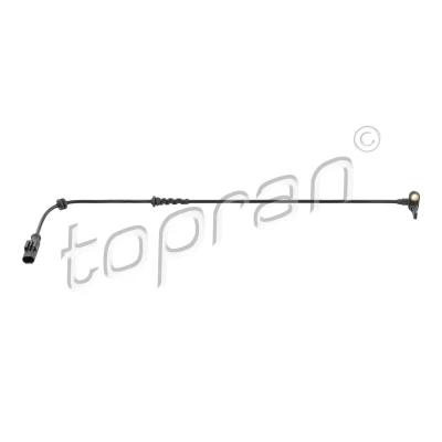 Afbeelding van TOPRAN 208 849 ABS Sensor Achteras links, rechts met kabel voor voertuigen 644 FIAT: Punto Evo Hatchback, III Hatchback