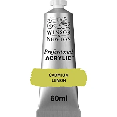 Afbeelding van Winsor &amp; Newton Professional Acryl Tube 60 ml 086 cadmiumgeel citroen ROW