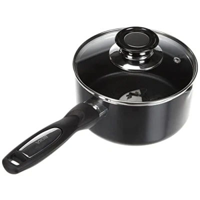 Image de Beka 13076174 Pro Induc Casserole + couvercle Revêtement en Aluminium Anthracite 16 cm