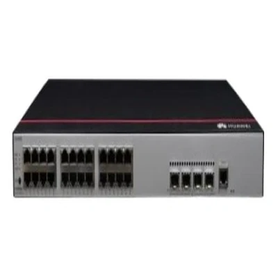 Image de Huawei CloudEngine S5735 L24T4X A Commutateur C3 Géré 48 x 10/100/1000 + 4 10 Gigabit Ethernet flux d&#039;air de l&#039;avant vers le côté Montable sur rack
