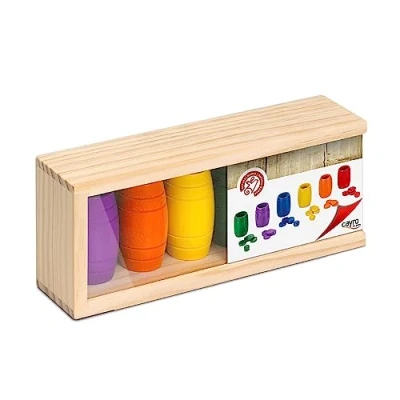 Afbeelding van Cayro Parcheesi houten accessoires voor 4 spelers Traditioneel spel Bordspel Ontwikkeling van cognitieve vaardigheden (619C)
