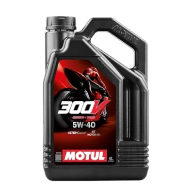 Afbeelding van Motul 104115 300V 4T Factory Line Road Racing 4 takt motorolie 5W 40 4L