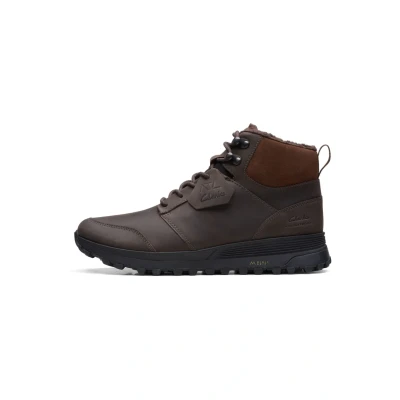 Afbeelding van Clarks Snowboots, Heren, Maat: 43, Brown wlined lea Leer