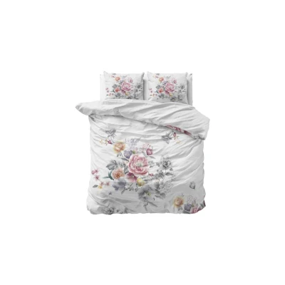 Afbeelding van Dekbedovertrek Lits Jumeaux 240x200 Sleeptime Microvezel Wit