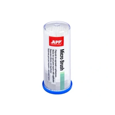 Afbeelding van APP Micro Brush Retoucheerkwast voor autolak, 1 mm, wit, 100 stuks