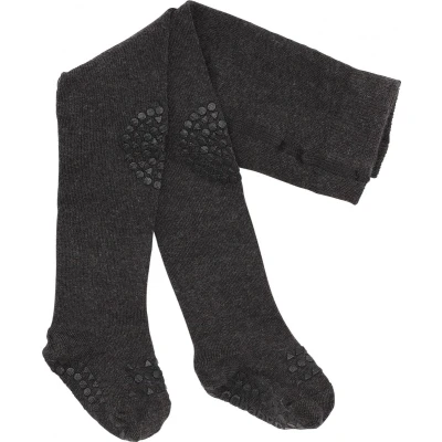 Afbeelding van Gobabygo Maillot Antislip Junior Donkergrijs Melange Maat 74/80