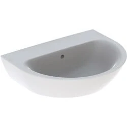 Afbeelding van Geberit Renova wastafel wit KeraTect (60 x 48 cm) zonder kraangat, met