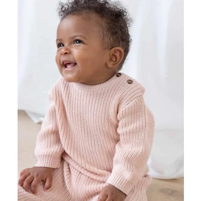 Afbeelding van Feetje Sweater FECNOV23 Gebreid The Magic Is In You Roze Maat 56