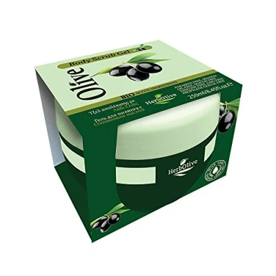 Afbeelding van HerbOlive Body Scrub *Olijfolie &amp; Aloe Vera* 250ml