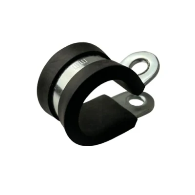 Afbeelding van Slangklem met rubberen voering P clips slang roestvrij staal premium kwaliteit x 5,16 mm