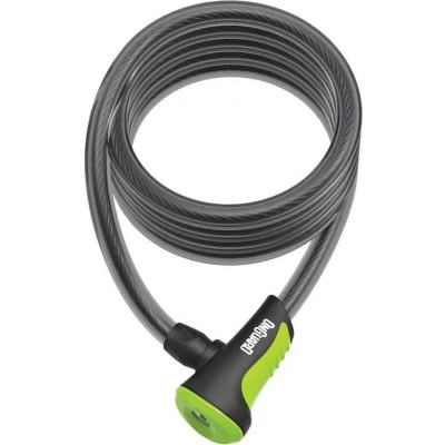 Afbeelding van Onguard Kabelslot Coil Neon 180 Cm X 12 Mm Zwart/groen