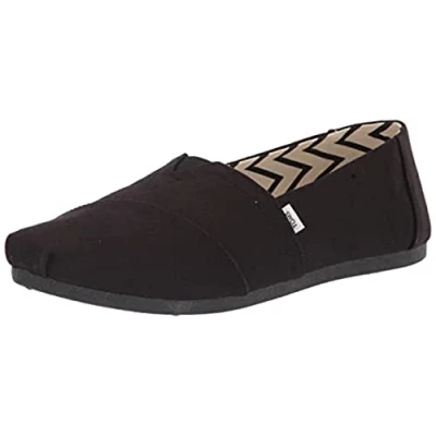 Afbeelding van TOMS Instappers, Dames, Maat: 43.5, Black Katoen