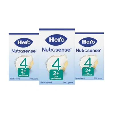 Afbeelding van 3x Hero Baby Standaard 4 Peutermelk (24+ mnd) 2x350 gr