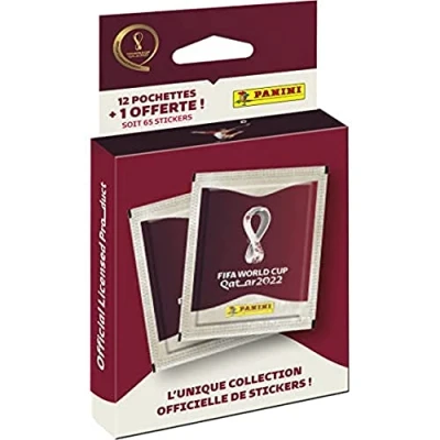 Image de Jeu de cartes Panini World Cup 2022 STK Blister 13 pochettes
