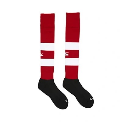 Afbeelding van CCC Team Hooped Sock Flag Red White 29 33