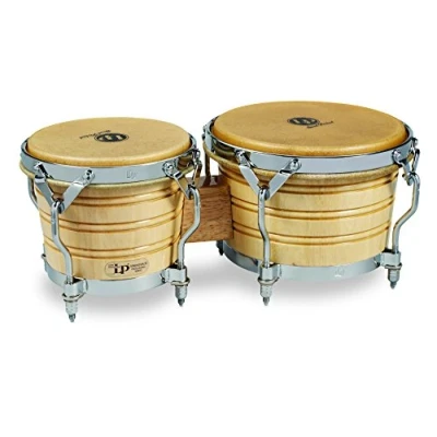 Afbeelding van Latin Percussion LP201A3 Generation III Wood bongos Chrome