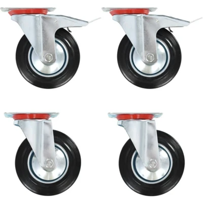 Afbeelding van VidaXL 8 st Zwenkwielen 160 mm
