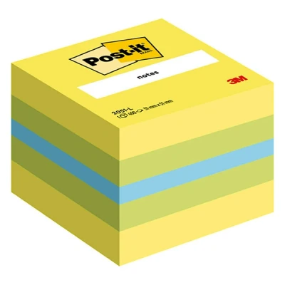 Image de Post it Mini cube de 400 feuilles 51x51mm Citron