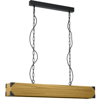 Afbeelding van EGLO Harborough Hanglamp 4 lichts E27 Zwart