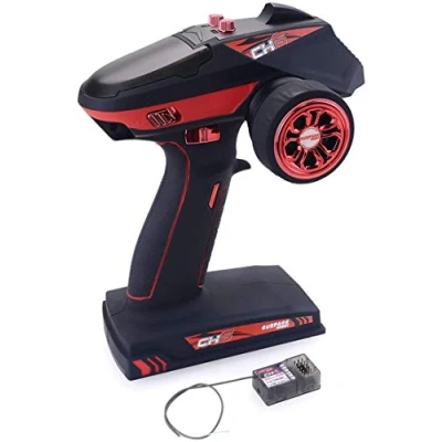 Afbeelding van DollaTek 2.4G RC auto controller 6 kanalen digitale radio afstandsbediening zender met ontvanger voor boot