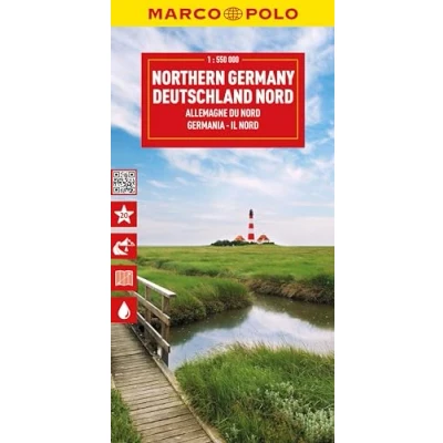 Afbeelding van Marco Polo Wegenkaart Duitsland Noord
