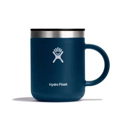 Afbeelding van HYDRO FLASK Reiskoffiemok van 354 ml Geïsoleerde roestvrijstalen reismok met handvat en drukkap BPA vrij Indigo