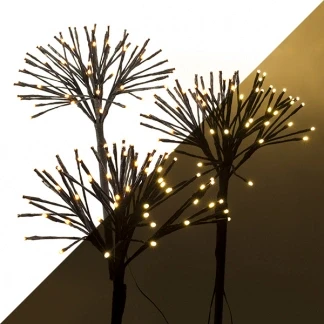 Afbeelding van Tuinsteker kerst Konstsmide 3 stuks (192 LEDs, 50 cm, Paardenbloem)