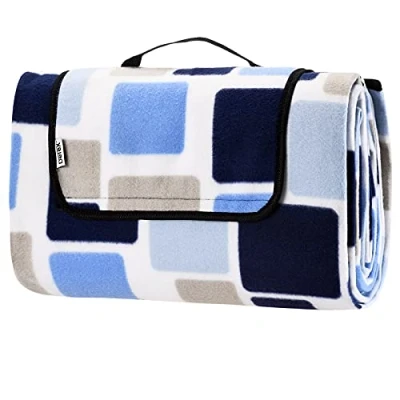 Afbeelding van Picknickdeken Vierkant/Blauw 2x2m