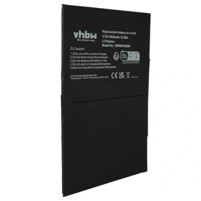 Image de vhbw batterie compatible avec Apple iPad 5, Air, Mini A1474, A1475, MD785LL/A, MD786LL/A remplacement pour 6712 6700, A1484 (8820 mAh, 3.73 V)