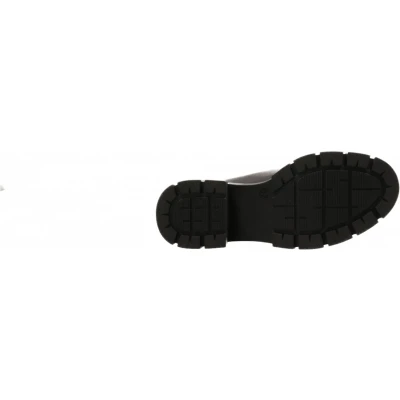 Afbeelding van Maruti ALFA Enkellaarsjes met plateauzool, Dames, Maat: 41, Black Leer