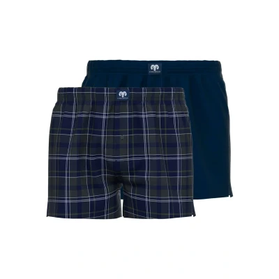 Afbeelding van Ceceba 2ER PACK Boxershort, Heren, Maat: Large, Blau dunkel karo
