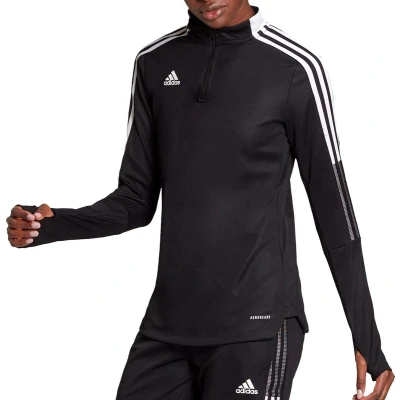Afbeelding van adidas Tiro 21 Training Sporttrui Maat M Vrouwen zwart/wit