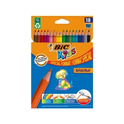 Afbeelding van BIC 9375141 Kids Evolution Ecolutions kleurpotloden, 18 stuks
