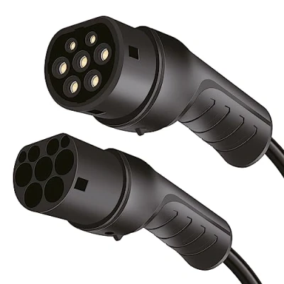 Afbeelding van LogiLink EVC0128 eMobility laadkabel 5 m Spiraalkabel, Met beschermkap