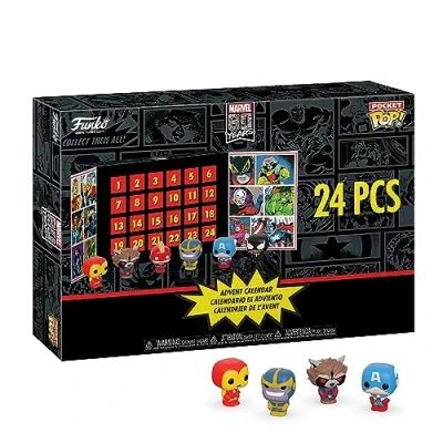 Image de Calendrier de l’Avent Funko Pop Pint Size Heroes Marvel 2019 24 pièces