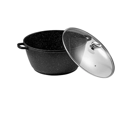 Afbeelding van PRADEL EXCELLENCE Stoofpot Ø 36 cm 13 L Zwart Alle warmtebronnen inclusief inductie