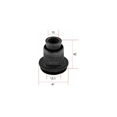 Afbeelding van CORTECO 80004766 Draagarmrubbers Achteras PEUGEOT: 406 Coupe