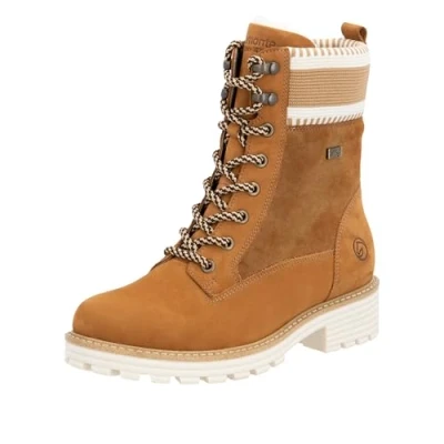 Afbeelding van Remonte D0W77 22 Dames Veterboots Cognac 36