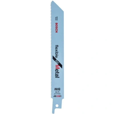 Afbeelding van Bosch Accessories 2609256705 Reciprozaagblad bimetaal, S 922 BF Flexible for Metal Zaagbladlengte 152 mm 2 stuk(s)