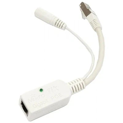 Afbeelding van MikroTik Gigabit Poe injector, RB/GPOE, RBGPOE Ingangsspanning: 9 48 V DC, Uitgangsspanning: Qualsiasi, Power Over Ethernet