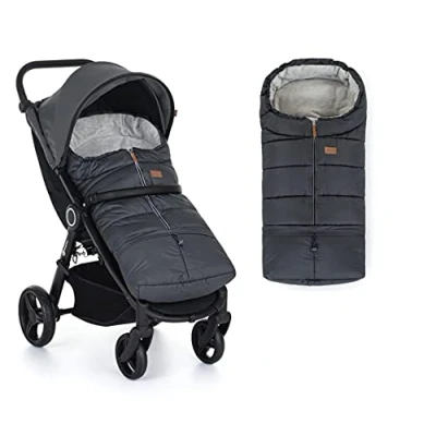 Afbeelding van PETITE&amp;MARS Footmuff Jibot 3in1 Charcoal Grey