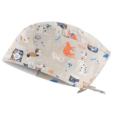 Afbeelding van B well Adelina Chirofano Beanie, verpleegstershoeden, chirofano, dames, apura, accessoires voor medisch personeel (honden/katten), Honden/katten