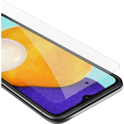 Afbeelding van Cadorabo Screenprotector geschikt voor Samsung Galaxy A13 5G Pantser film Beschermende in KRISTALHELDER Geharde (Tempered) display beschermglas 9H hardheid met 3D Touch