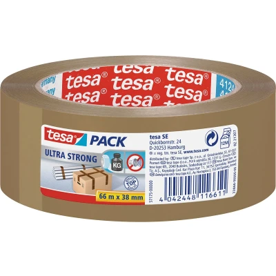 Afbeelding van tesa ULTRA STRONG 57175 00000 02 Pakband tesapack Bruin (l x b) 66 m 38 mm 1 stuk(s)