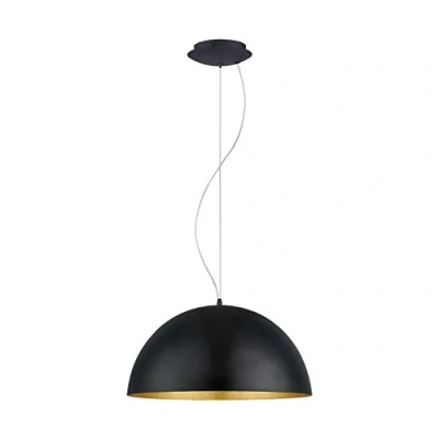 Afbeelding van Eglo Hanglamp Gaetano 1 Zwart Goud