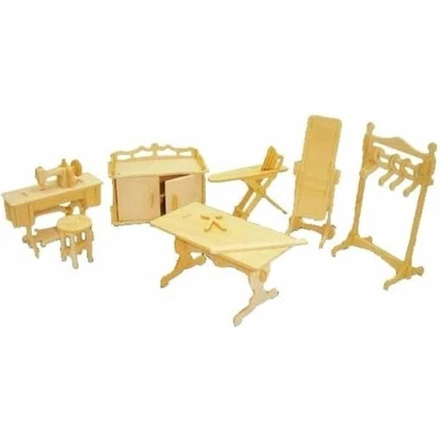 Afbeelding van Bouwpakket hout Kleding atelier 1:12 894
