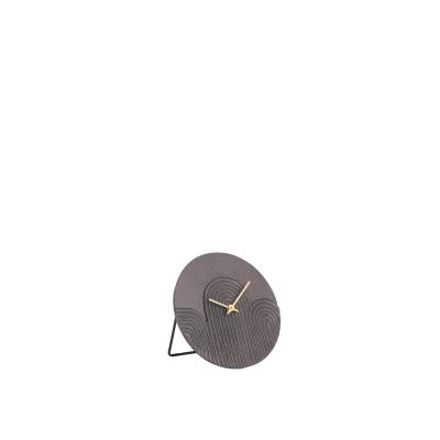 Afbeelding van Light &amp; Living Klok GWENNA 15x3x15cm Bruin